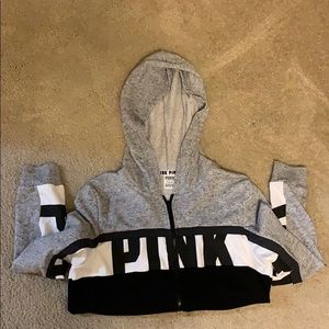 PINK zip up hoodie